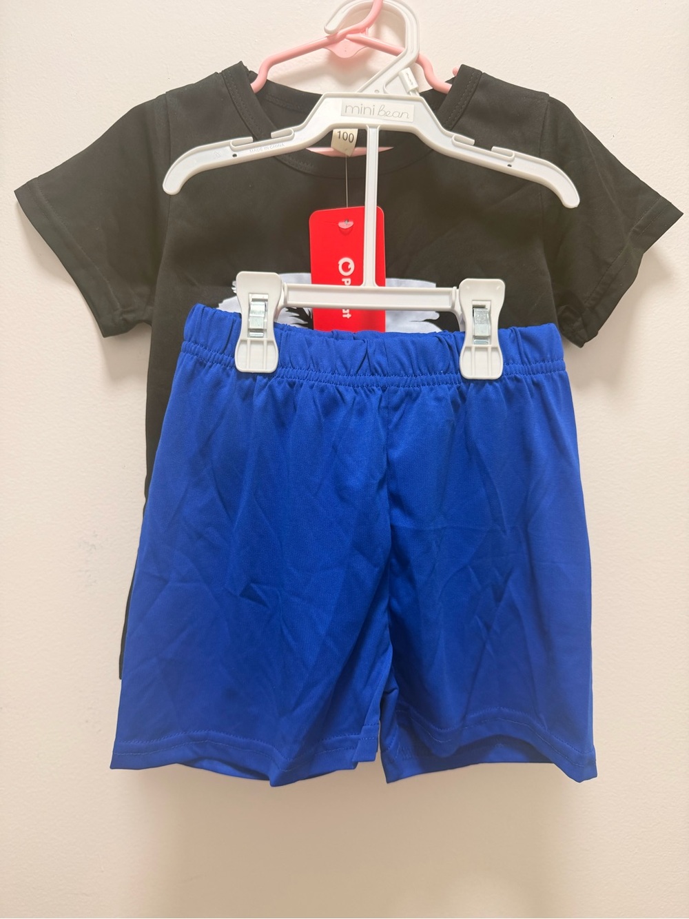 Kids Royal Blue Elastic-Waist Athletic Shorts
